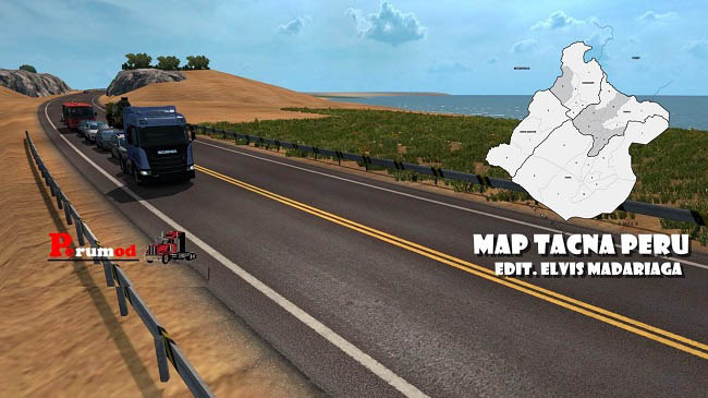 Карта Map Puno Peru v1.9 ETS 2 (1.35.x)