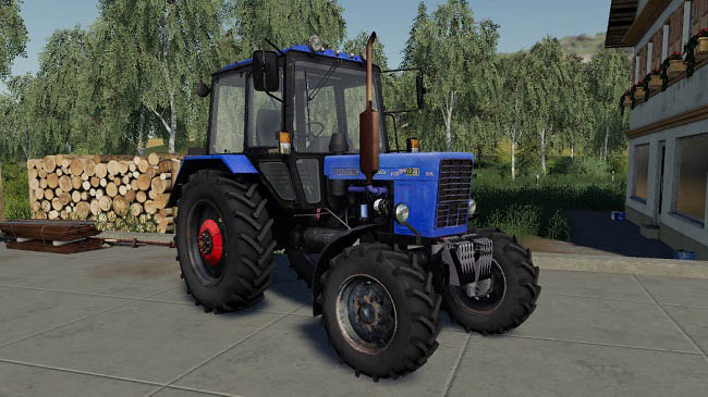 Мод Беларус МТЗ-82.1 v1.1 для Farming Simulator 19 (1.4.x)