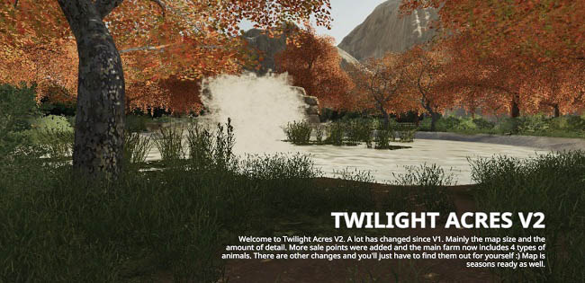 Карта Twilight Acres v2.0 для FS19 (1.4.x)