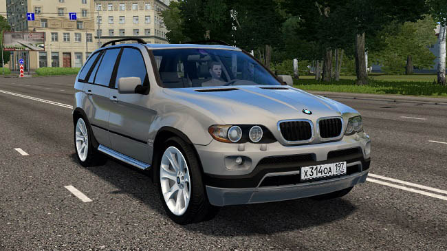 Мод BMW X5 E53 4.8is для City Car Driving (1.5.9.2)