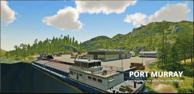 Карта Port Murray v1.0 для FS19 (1.4.x)