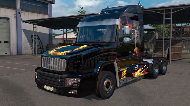 Мод МАЗ-6440 для Euro Truck Simulator 2 (1.47.x)