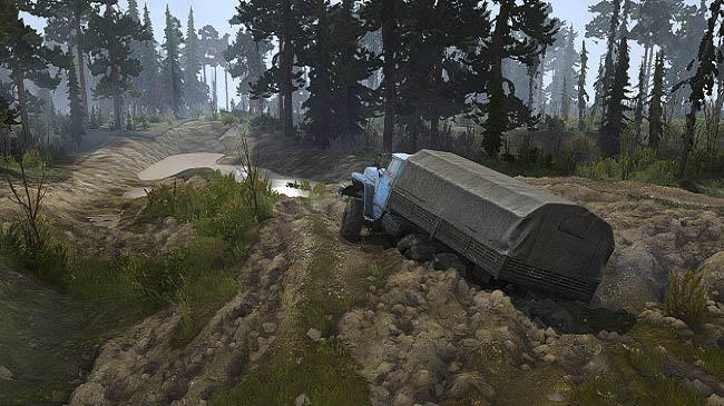 Карта "Пятнашки 5: Лестная Тайга" v1.0 для Spintires: MudRunner