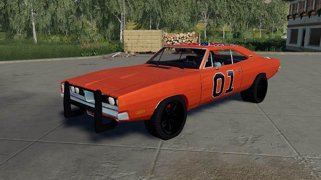 Мод General Lee v1.0 для FS19 (1.4.x)