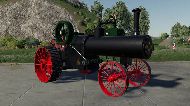 Мод Case 1919 Steam Tractor V0.0.0.1 для FS19 (1.4.x)