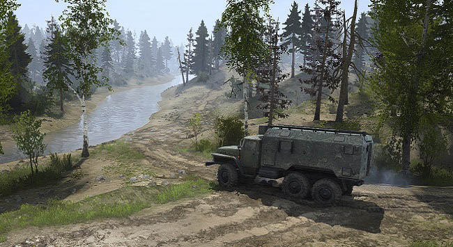 Карта "Лесные Хребты" для Spintires: MudRunner