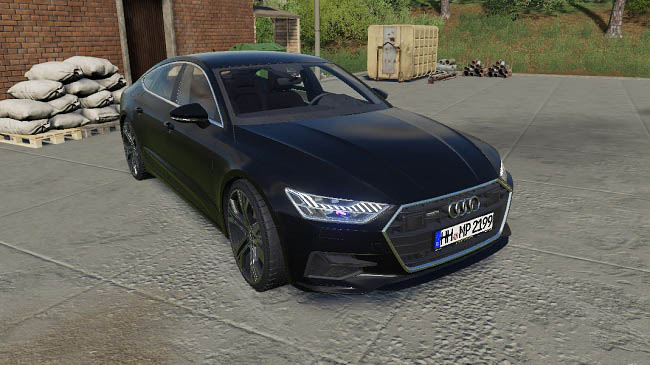 Мод Audi A7 2018 v1.0.0.0 для FS19 (1.5.x)