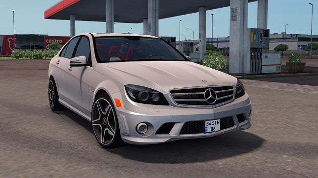 Мод Mercedes-Benz C63 v1.1 для ETS 2 (1.35.x)