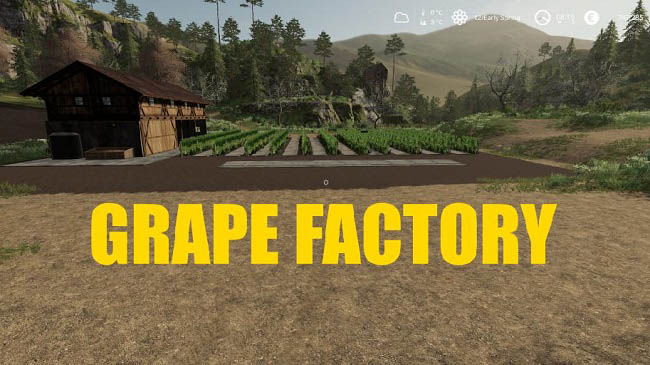 Мод Grape Production Factory v1.0 Final Extended для FS19 (1.5.x)