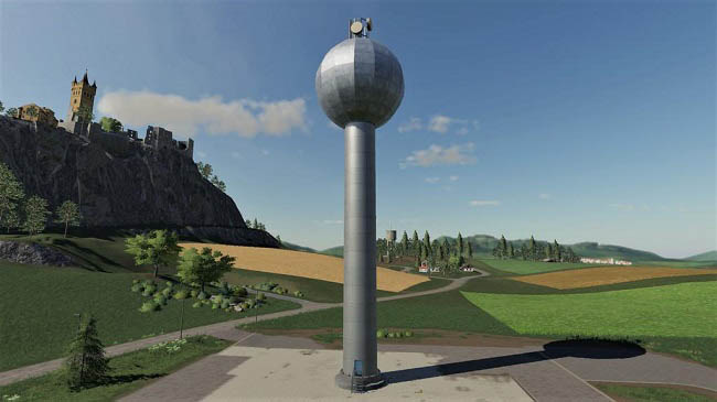 Мод Hungarian Placeable Watertower v1.0 для FS19 (1.5.x)
