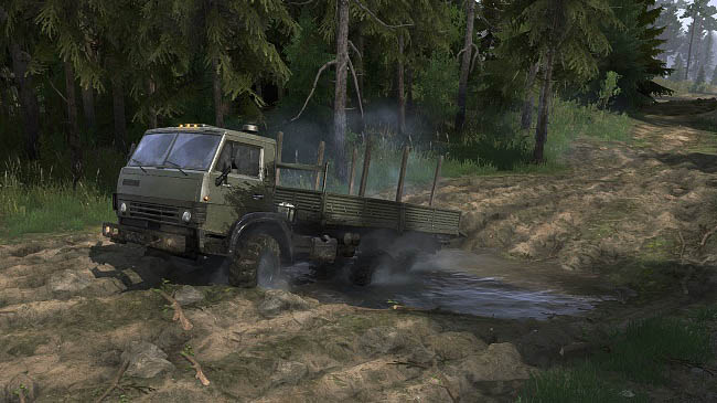 Карта "Катим по Уралу" для Spintires: MudRunner