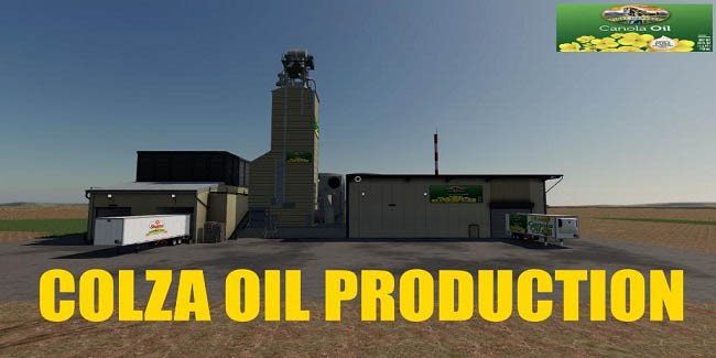 Мод Colza Oil Production v1.1 для FS19 (1.7.x)