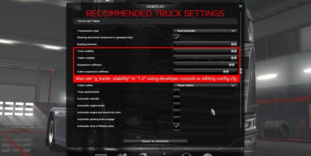 Realistic Truck Physics Mod v9.0.4 for ETS 2 - Frkn64 Modding