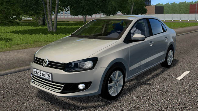 Мод VW Polo Sedan для City Car Driving (1.5.9.2)