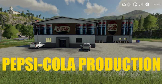 Мод PepsiCola Production v1.0.5 для FS19 (1.5.x)