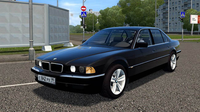 Мод BMW 740d E38 для City Car Driving (1.5.9)