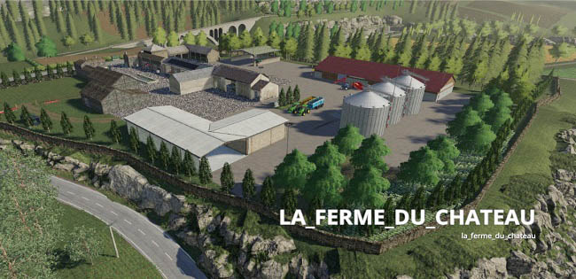 Карта La ferme du chateau v1.0 для FS19 (1.5.x)