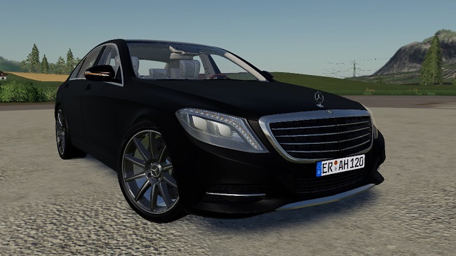 Мод Mercedes-Benz S63 v1.0 для FS19 (1.5.x)