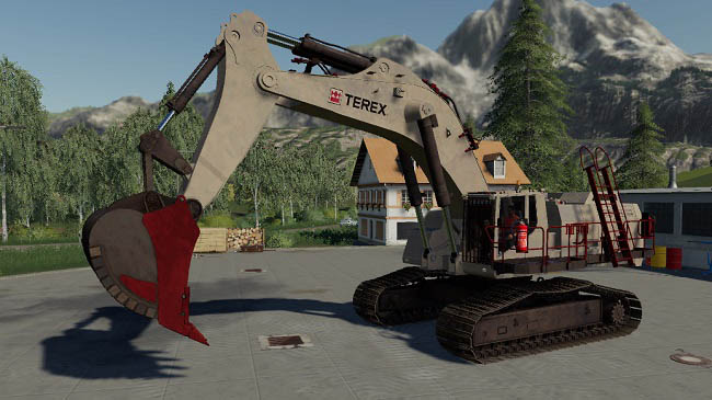 Мод Liebherr R9150 (Terex RH90F) для FS19 (1.5.x)