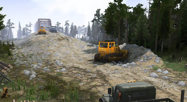 Карта "Топь 3" v1.0 для Spintires: MudRunner