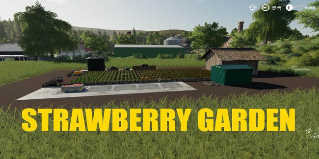 Мод StrawBerry Garden v1.0.0 для FS19 (1.5.x)