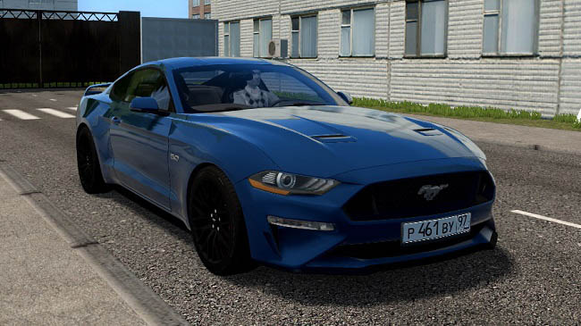 Мод Ford Mustang GT 2018 для City Car Driving (1.5.9.2)