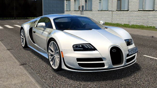 Мод Bugatti Veyron Super Sport для City Car Driving (1.5.9.2)