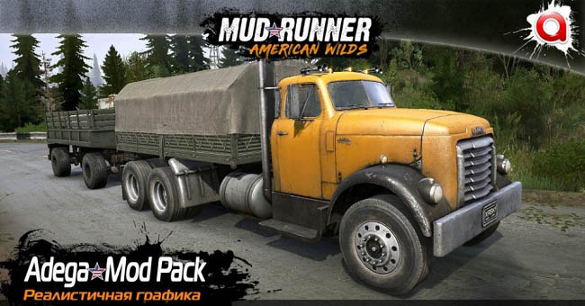 Мод Реалистичная графика Adega Mod Pack v6.1 Fin+Sp для Spintires: MudRunner