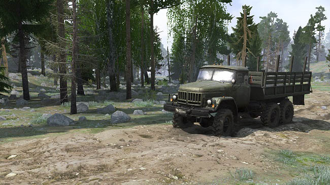 Карта "Вахтовик" v1.0 для Spintires: MudRunner