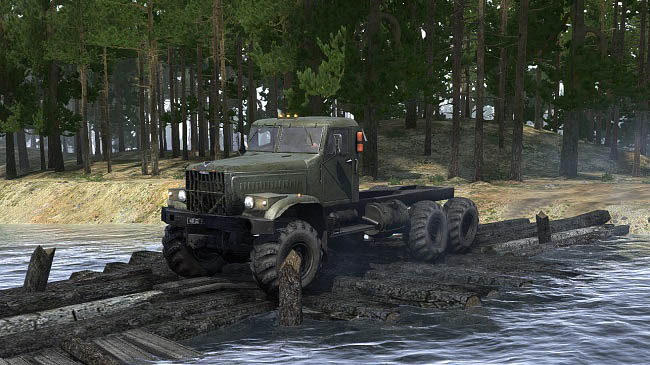 Карта "Хребет мертвых деревьев / Ridge of dead trees" v1.0 для Spintires: MudRunner