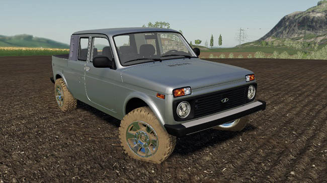 Мод Лада Нива 2309 Пикап v1.0 для FS19 (1.5.x)