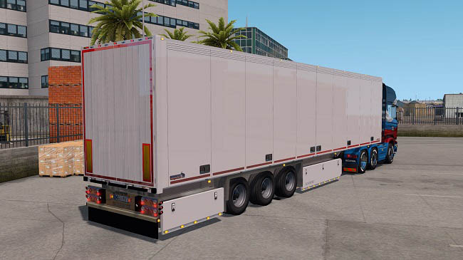 Мод Schmitz Refrigerated Semi-trailer owned для ETS 2 (1.36.x)