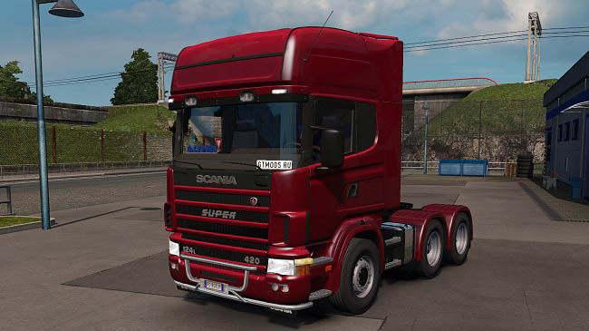 Мод Scania 124L v1.19 для Euro Truck Simulator 2 (1.36.x)
