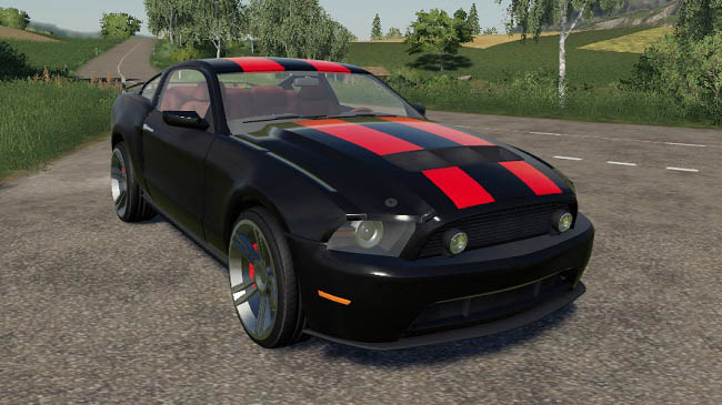 Мод Ford Mustang Road Rage v1.1.0.0 для FS19 (1.6.x)