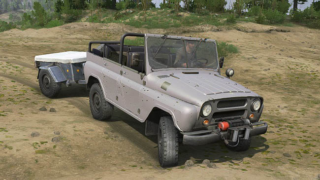 Мод УАЗ-469 Кабриолет для Spintires: MudRunner