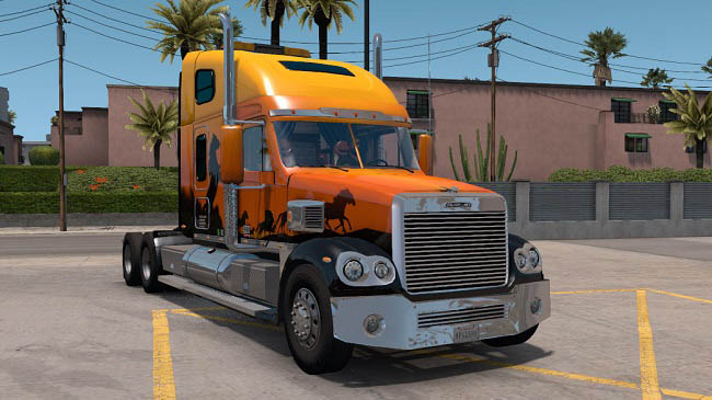 Мод Freightliner Coronado v16.12.19 для American Truck Simulator (1.36.x)