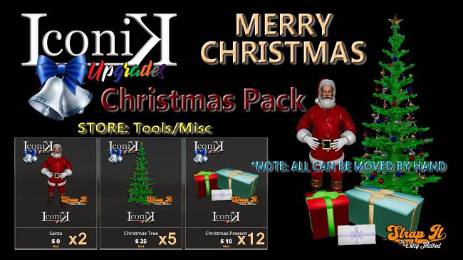 Мод Iconik Christmas Pack v1.0 для FS19 (1.5.x)