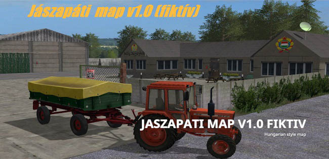 Карта Jaszapati Map Fiktiv v1.0 для FS19 (1.5.x)