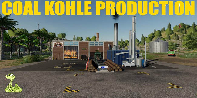 Мод Coal Kohle Production v1.0 для FS19 (1.5.x)