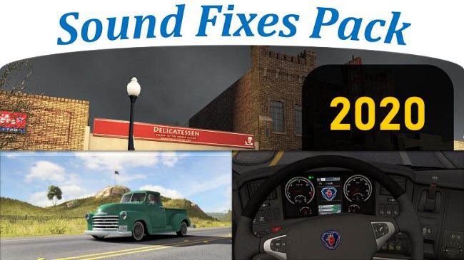 Звуковой мод Sound Fixes Pack v20.00 для ETS 2 и ATS (1.36.x)