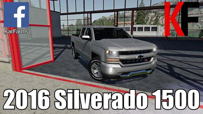 Мод Chevrolet Silverado 1500 v1.1 для FS19 (1.5.x)