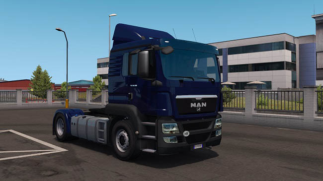 Мод MAN TGS v1.3 для Euro Truck Simulator 2 (1.39.x)