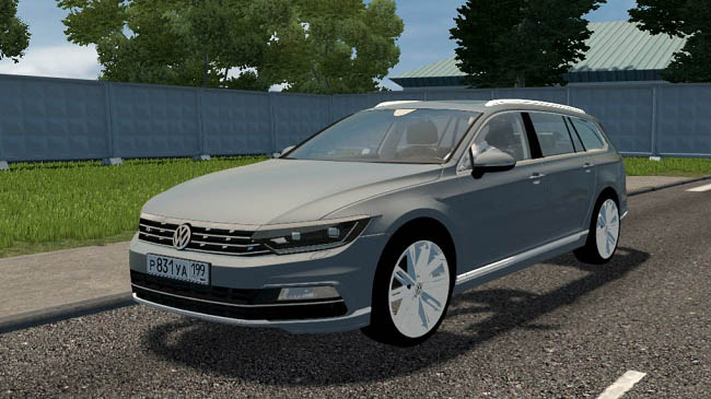 Мод Volkswagen Passat Wagon R-Line для City Car Driving (1.5.9.2)