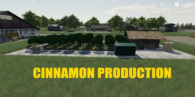 Мод Cinnamon Production v1.0.0.0 для FS19 (1.5.x)