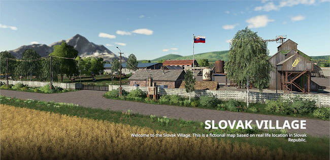 Карта Slovak Village RUS v1.2.0.0 для FS19 (1.7.x)