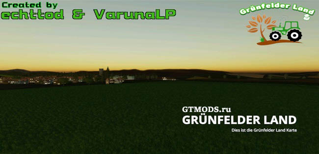 Карта Grunfelder Land v1.4 для FS19 (1.6.x)