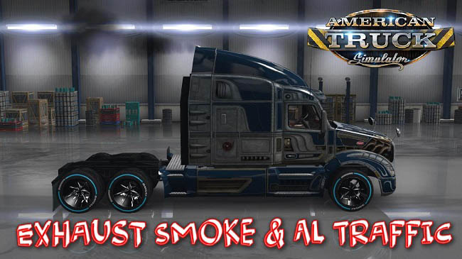 Мод Exhaust Smoke & Ai Traffic для ATS (1.36.x)
