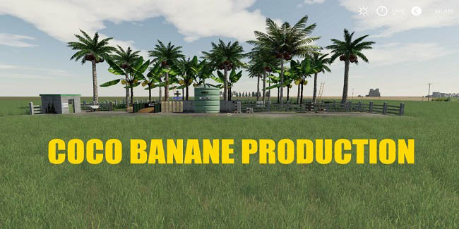 Мод Coco Banane Production v1.0 для FS19 (1.5.x)