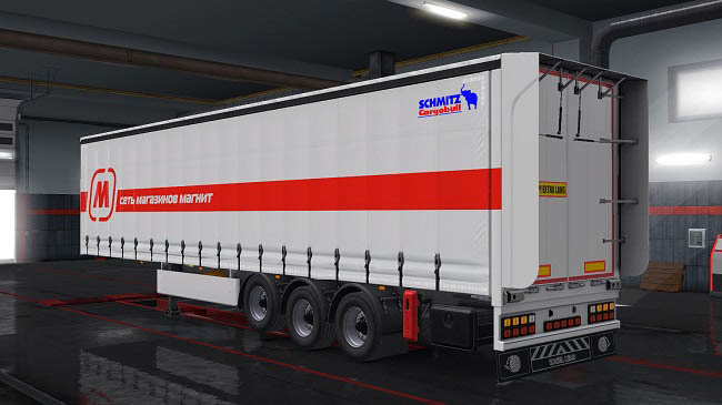 Мод Торговая сеть МАГНИТ v1.1 для Euro Truck Simulator 2 (1.36.x)