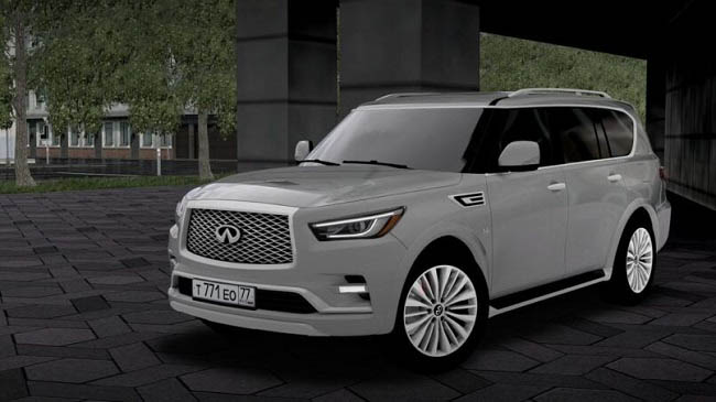 Мод Infiniti QX80 2019 для City Car Driving (1.5.9)